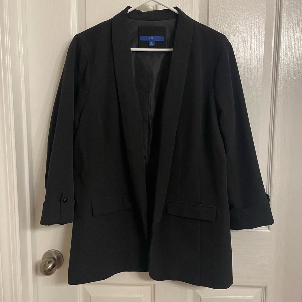 APT 9 black blazer XL